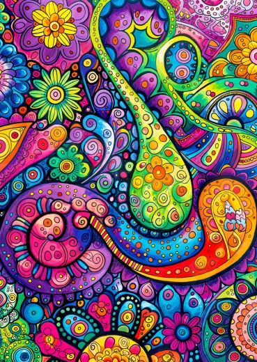 Enjoy puzzle Örömteli örvények 1000 darabos