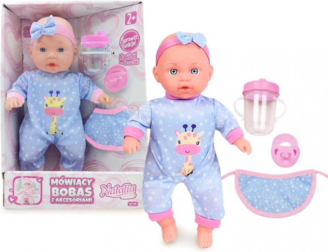 Beszélő baba Natalia 30 cm