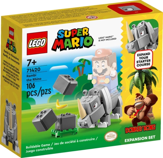 Orrszarvú Rambi - LEGO Super Mario bővítő készlet