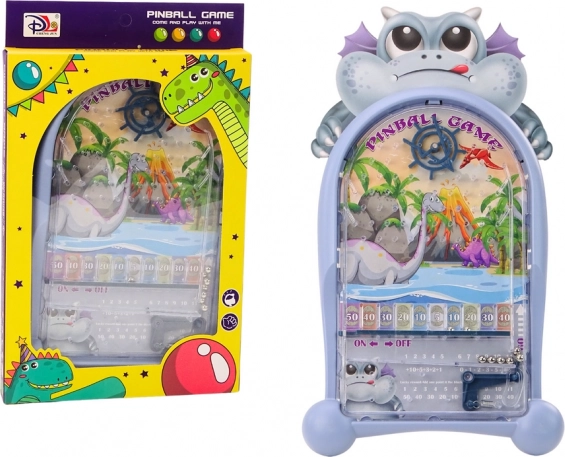 Flipper játék sárkányokkal és dinoszauruszokkal, kék állvánnyal