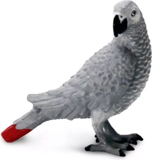 Safari Ltd. szürke papagáj figura - 1 db