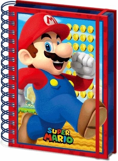 A5-ös Super Mario jegyzetfüzet