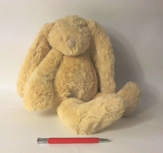 Missimo karamellszínű plüss nyuszi 28 cm