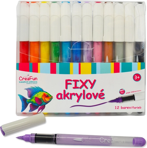 CreaFun akril filctollak, 12 szín