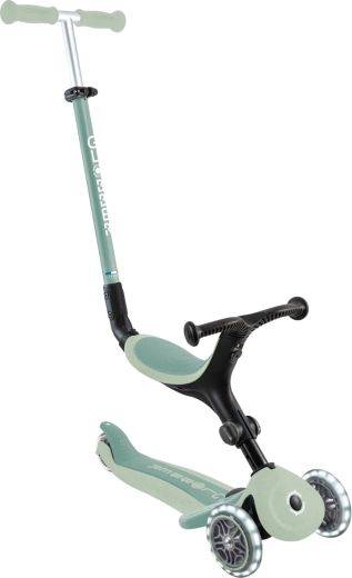 Globber GO•UP Active Lights Ecologic 3 az 1-ben, pisztácia