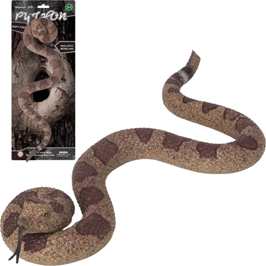 Sparkys realisztikus csörgőkígyó (rattlesnake) modell 46 cm