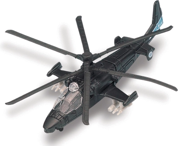 Maisto Fresh Metal Tailwinds KA-52 Alligator matt fekete repülőgépmodell