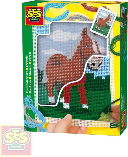 SES Creative hímzőkészlet ló mintával