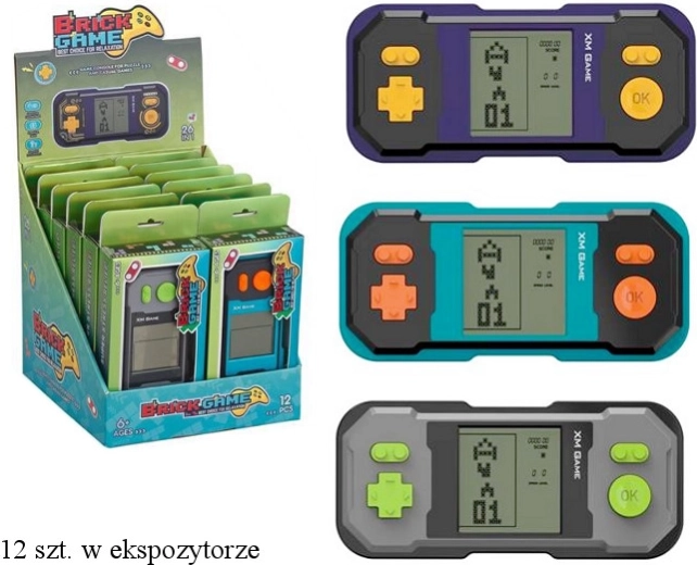 Hordozható elektronikus játék LCD kijelzővel – 26 játék