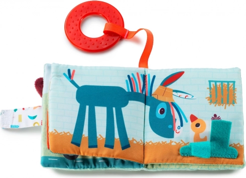 Lilliputiens Farma textilkönyv rágókával