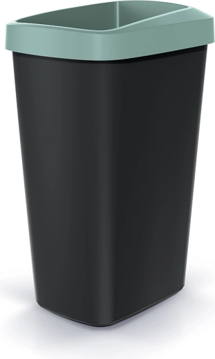 45 l-es szemetes zsákrögzítő kerettel, világoszöld