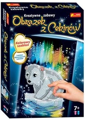 Flitterképes kép – maci