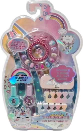 Gyermek manikűrkészlet cicás motívummal