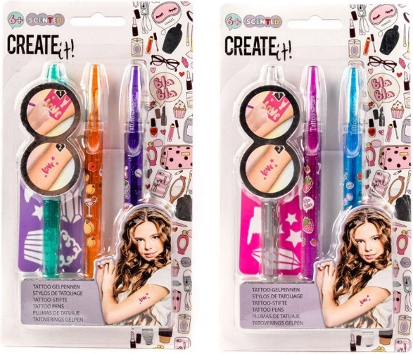 Create It! illatos filctollak ideiglenes tetováláshoz