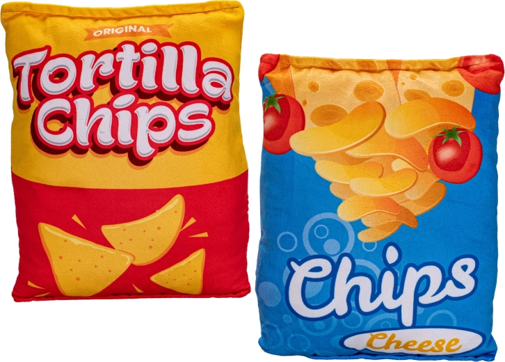 Plüss chipses zacskó 24 cm