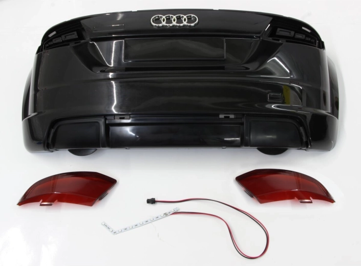 Hátsó lökhárító gyerek elektromos kisautóhoz Audi TTRS - fekete - 1 db