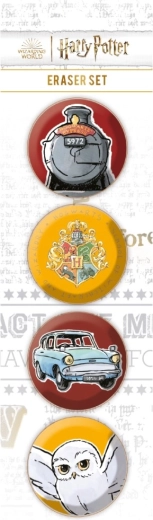 Harry Potter radírszett – 4 db