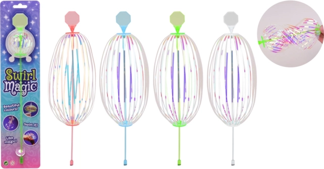 Forgó csillogó pálca