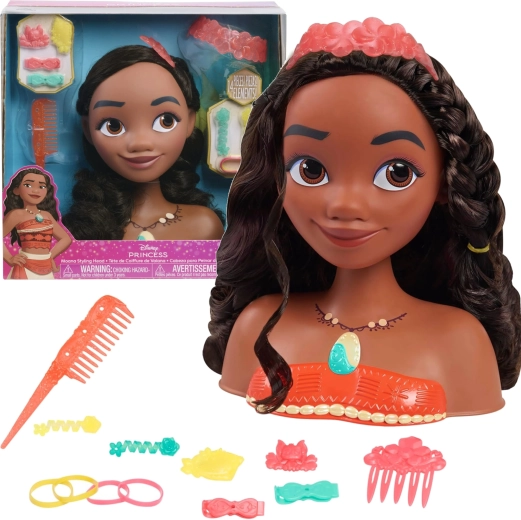 Disney Vaiana fésülhető fej kiegészítőkkel