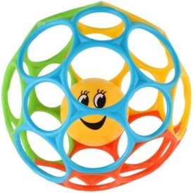 Színes csörgő labda babáknak