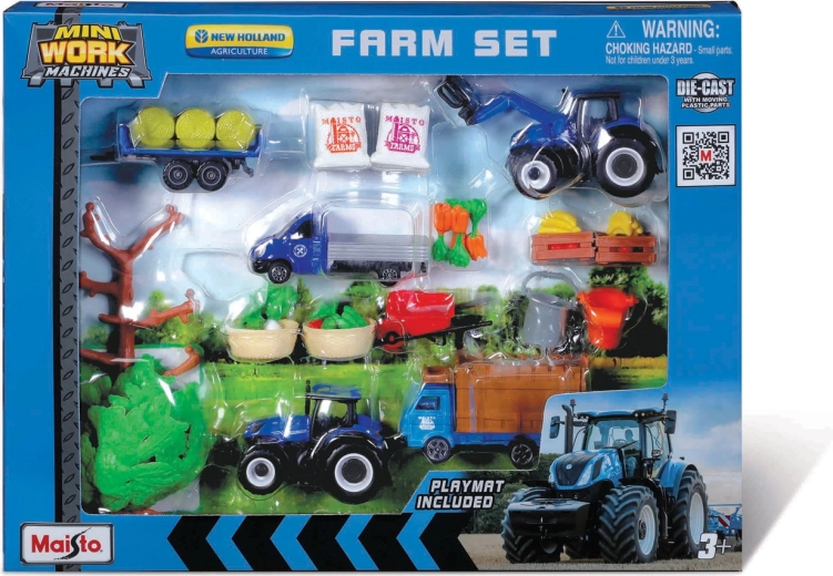 Maisto Mega New Holland farmkészlet