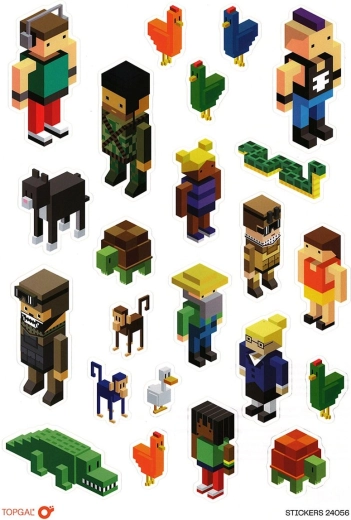 Topgal PixelArt matricák