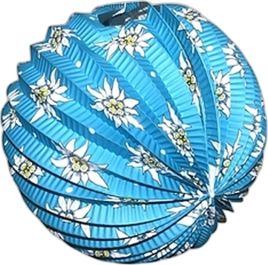 Papír lampion gömb 25 cm - 1 db