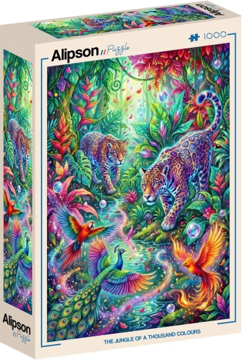 Alipson puzzle Színpompás dzsungel 1000 darabos