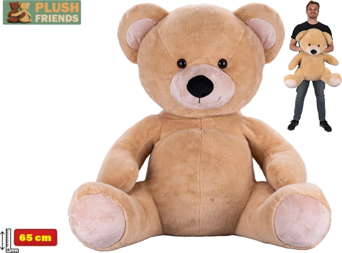 Plüss maci Plush Friends 65 cm bézs