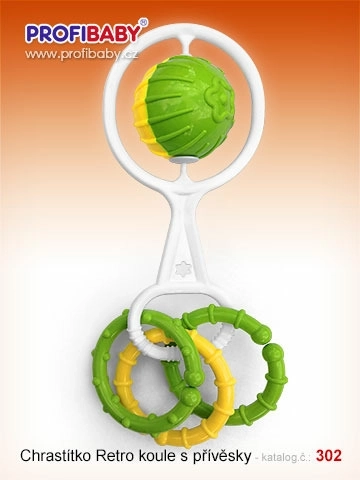 Retro csörgő medálokkal