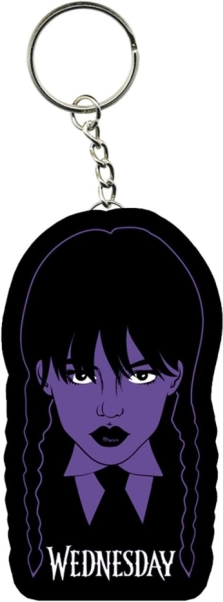 Wednesday kulcstartó – színes fej