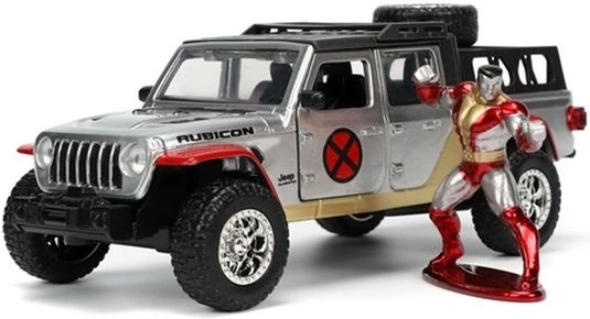 JADA Marvel X-Men Jeep Gladiator Rubicon 2020 1:32-es szett Colossus figurával
