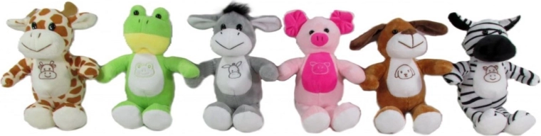 Plüssállatka 15 cm – különböző változatok