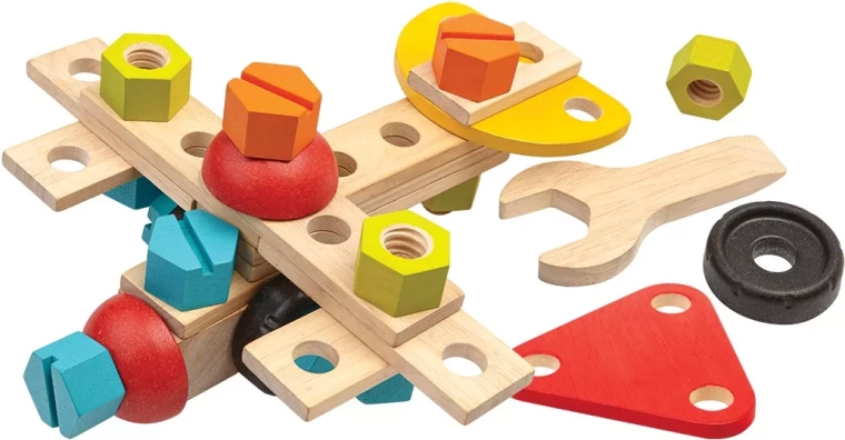 PlanToys építő készlet 40 darabbal