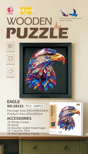 Fa puzzle sas, 168 darabos