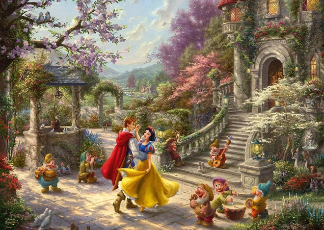 Puzzle SCHMIDT DISNEY Hófehérke táncol a napsugarakban – 1000 darab