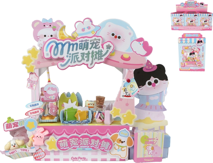 Kawaii állatkás stand 15,5 cm - 1 db