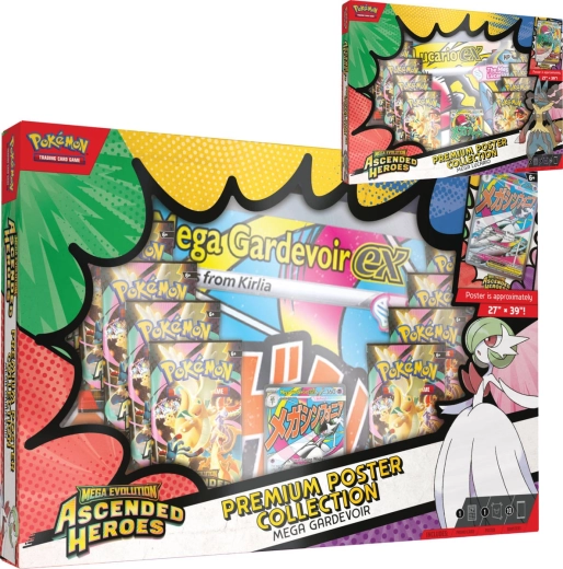 Pokémon TCG Ascended Heroes prémium posztergyűjtemény - 1 db