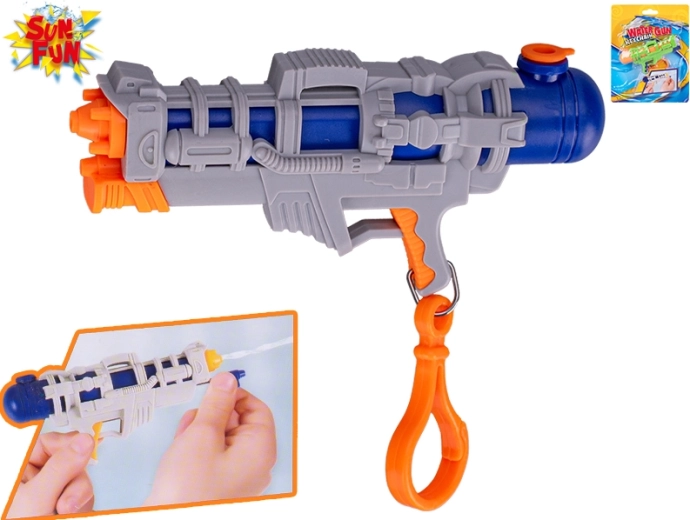 Sun Fun vízipisztoly alakú kulcstartó 12 cm
