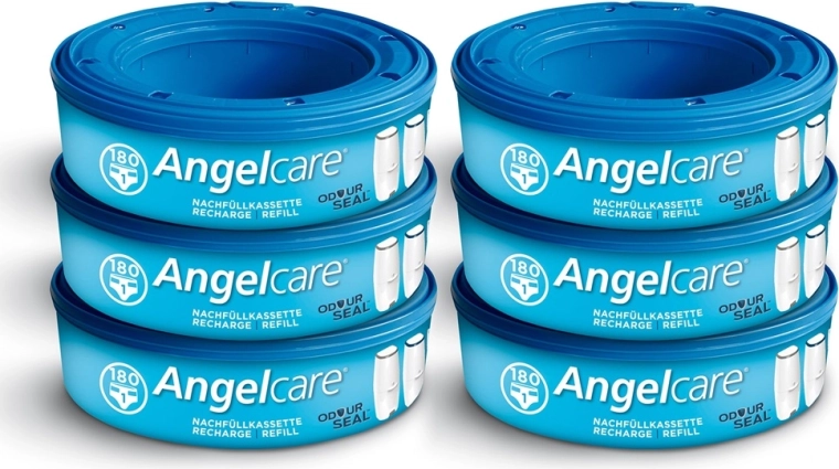 Angelcare pót kazetták pelenkatárolóhoz, 6 db