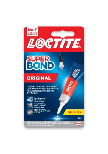 Loctite Super Bond Original 4 g – folyékony pillanatragasztó