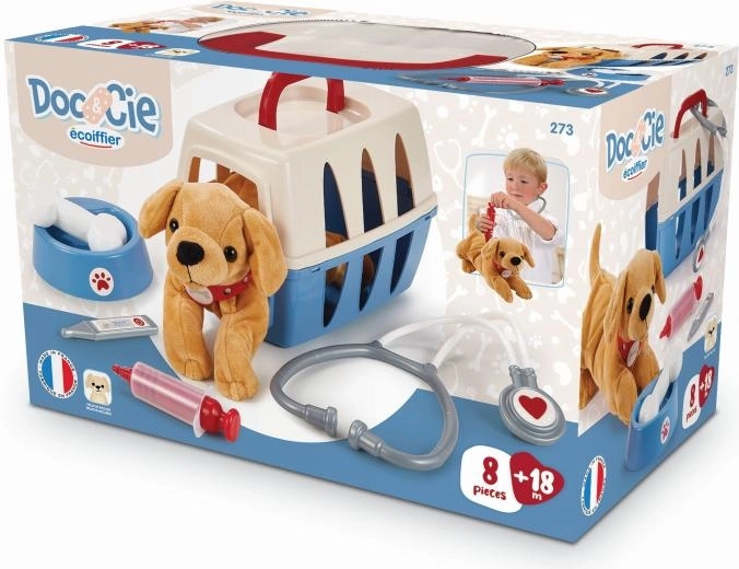 Állatorvosos készlet kutyussal