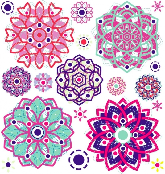 Vasalható dekorációk Mandala kis sarok