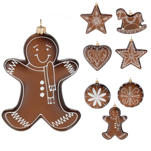 Karácsonyi mézeskalács dísz 11 cm