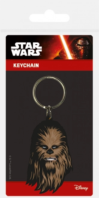 Chewbacca mintás gumi kulcstartó - Star Wars