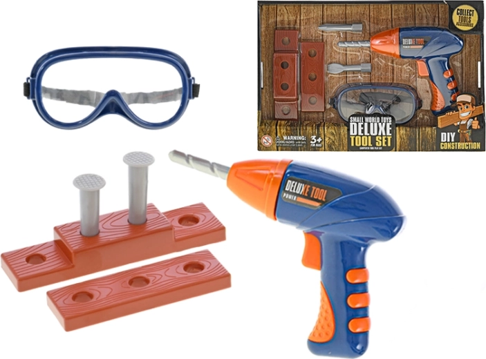 Gyermek szerszámkészlet fúróval, 8 darab