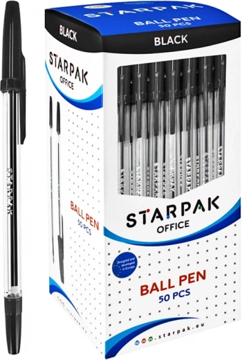 Fekete golyóstoll 0,7 mm