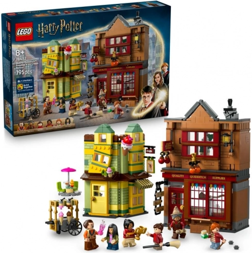 Első osztályú kviddicsfelszerelés és fagylaltozó LEGO Harry Potter