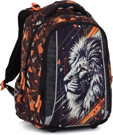 Bagmaster Vega 26 iskolatáska oroszlán motívummal