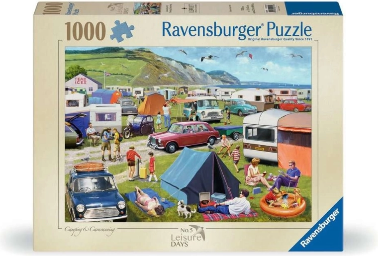 Ravensburger puzzle Leisure Days 5. sz.: kemping és lakókocsizás 1000 darab